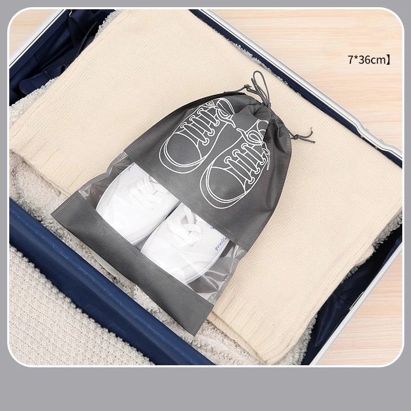 Simple Solid Color Nonwoven Storage Pouch | Home Organization Storage Solutions