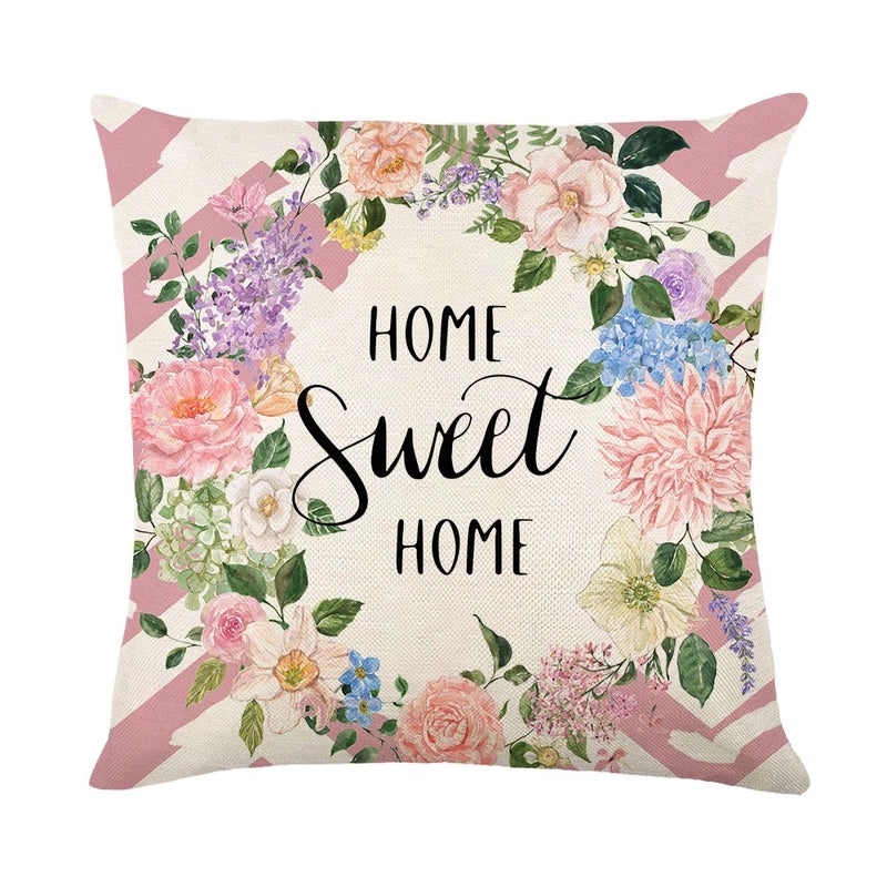 Minimalist Color Block Linen Pillow Covers for Vacation | Home Decor & Bedding