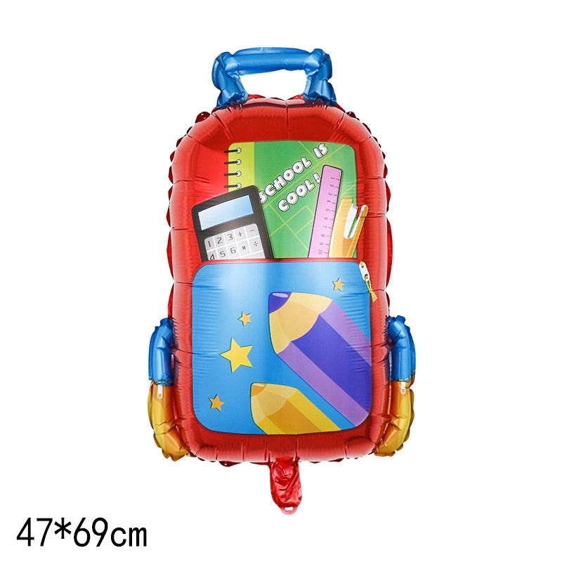 Back To School Cute Classic Letter Pencil Aluminum Foil Balloons for Party Festival Decor|Party Supplies Balloons
