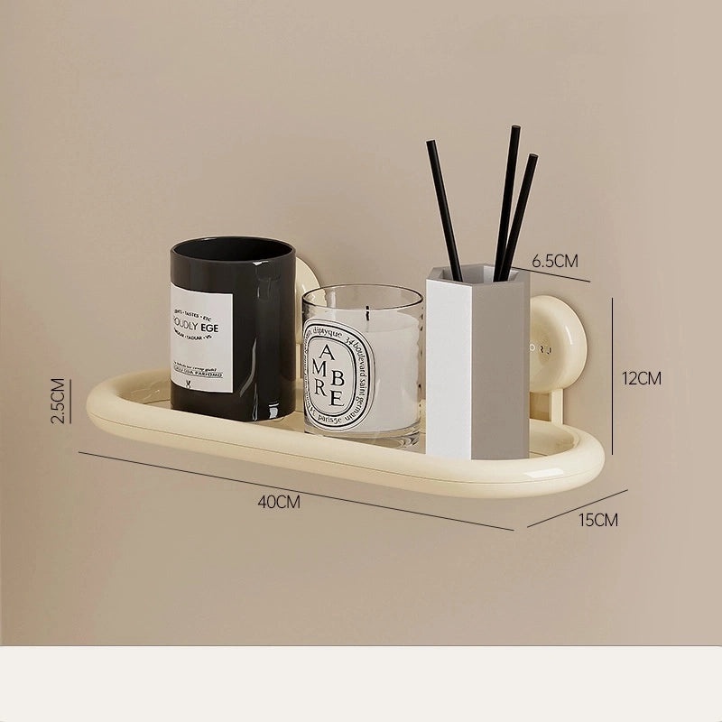 Minimalist Solid Color ABS Bathroom Rack|Bathroom Accessories