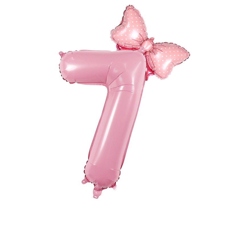 Modern Number Birthday Balloons Aluminum Foil Classic Basic Style | Party Decorations Balloons