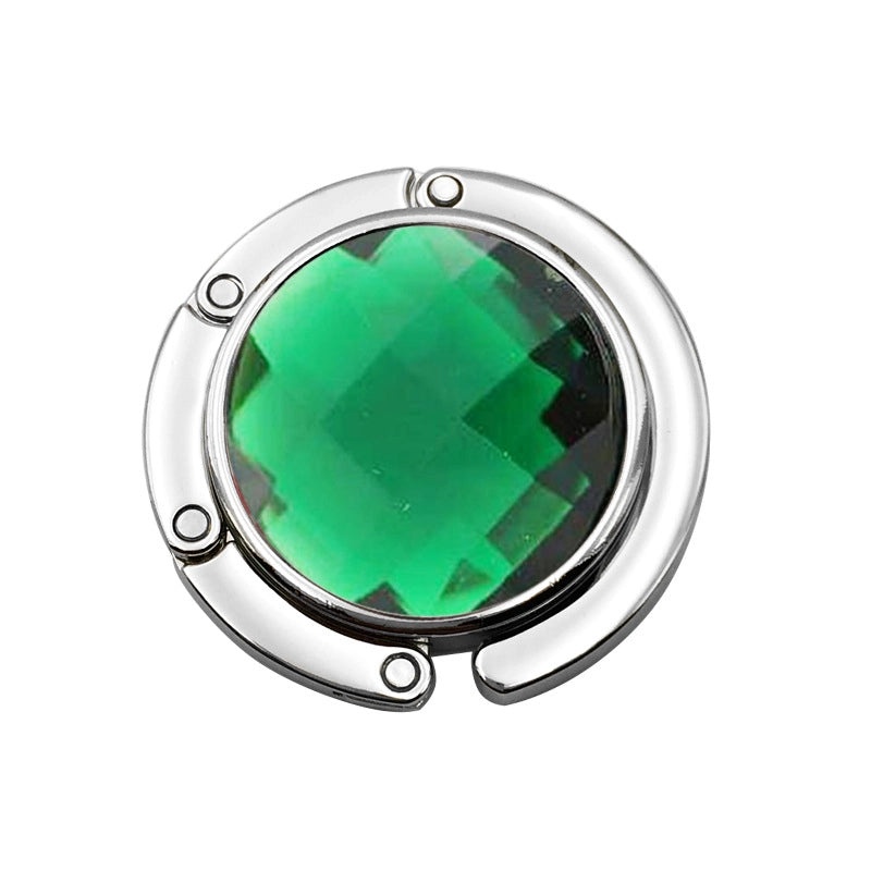 Acrylic Gem Hanging Bag Hook for Ladies - Multi-color Desktop & Fireplace Christmas Stocking Holder | Home & Kitchen Accessories