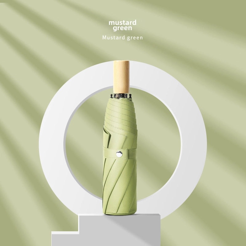 Large Folding Sun Umbrella for Women UV Protection Dual-purpose Sunscreen and Rain Umbrella Custom Logo Print|Outdoor Accessories