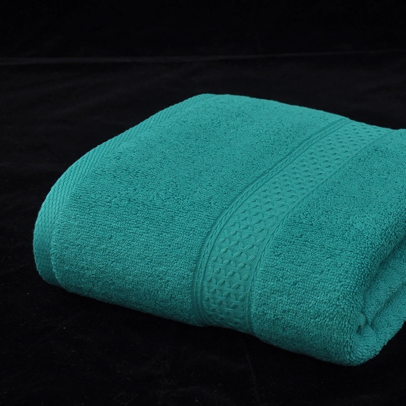Plain Cotton Bath Towel Soft Absorbent Household Bath Towel 11 Colors Available|Home Textiles & Towels
