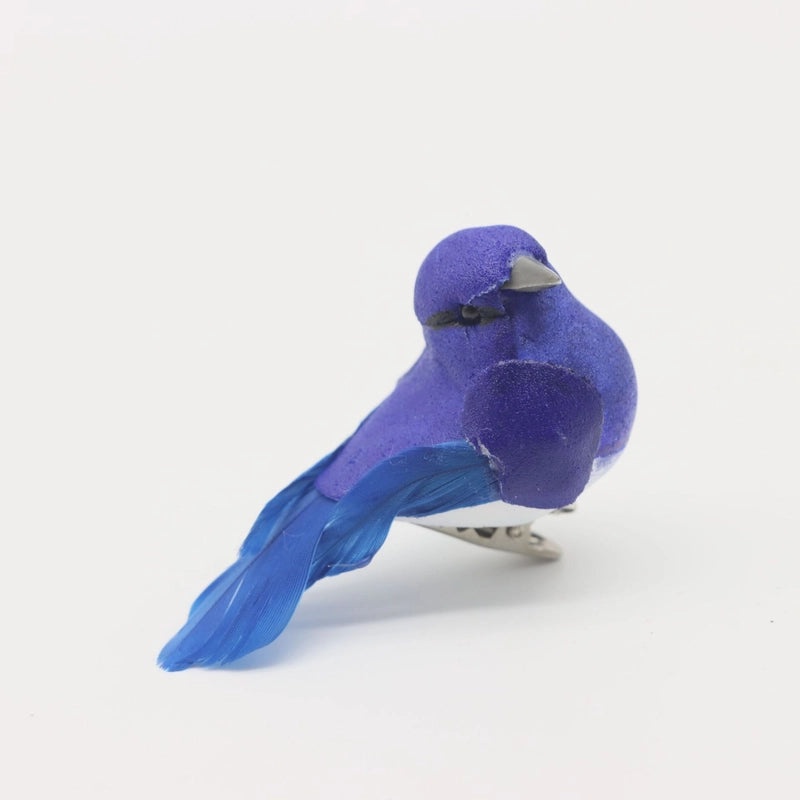 Red Bird Christmas Tree Clip 6cm Mini Simulation Garland Decoration with Feet|Holiday Ornaments