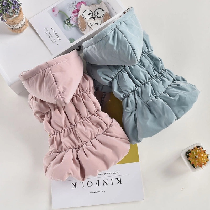 Cozy Pet Bear Floral Bubble Dress for Small Dogs | Pet Apparel & Accessories