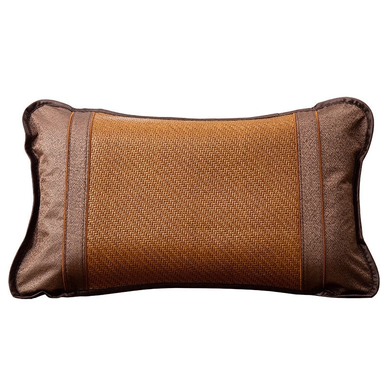 Summer Bamboo Rattan Pillow Breathable Buckwheat Neck Cushion for Adults Dorm Room|Home & Living > Bedding > Pillows