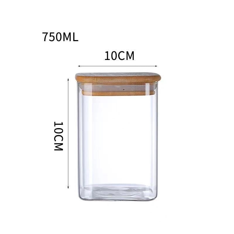 Simple Modern Glass Storage Box for Home Organization|Home Storage & Organization