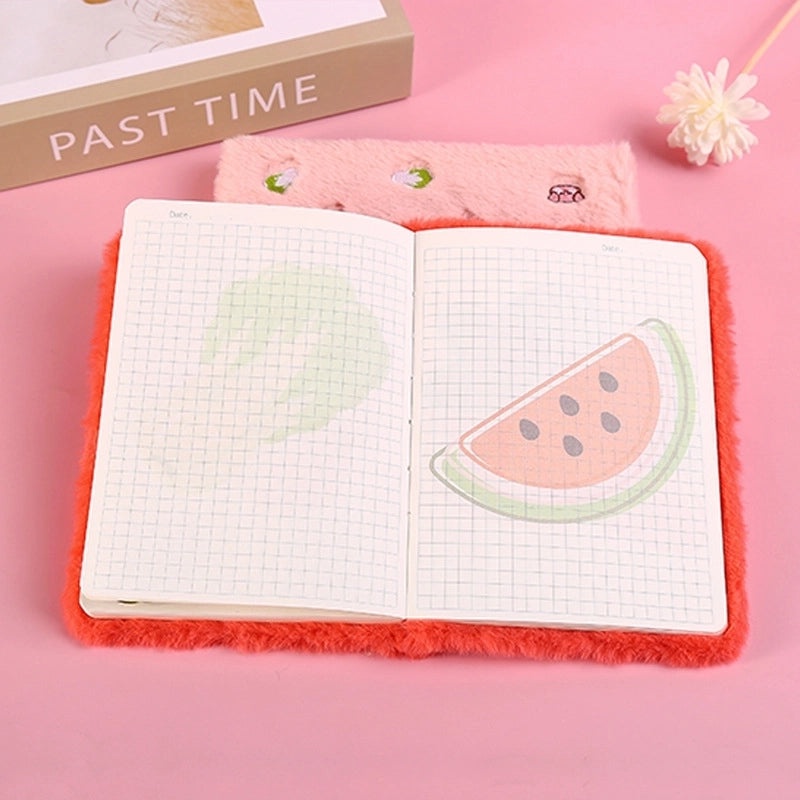 Cute Animal Plush Notebook for School Learning | Stationery & School Supplies