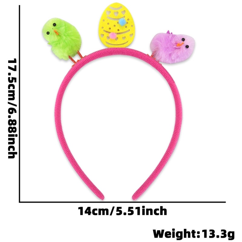Easter Rabbit and Chick Hairball Headband Cute Party Festival Accessory 1 Piece|Party Supplies