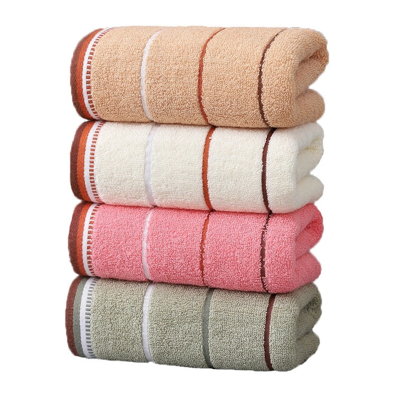 Thickened Cotton and Coral Fleece Face Towel Absorbent Soft Embroidered Logo Personalized Gift|Home & Living Towels