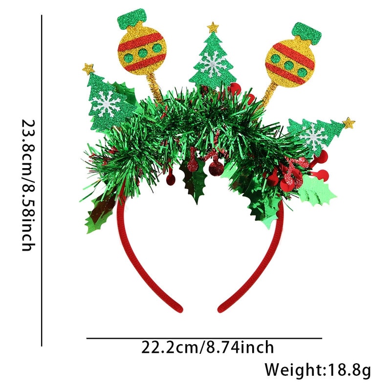 Christmas Cute IG Style Snowman & Elk Felt Hair Band Party Accessories|Holiday Hair Accessories