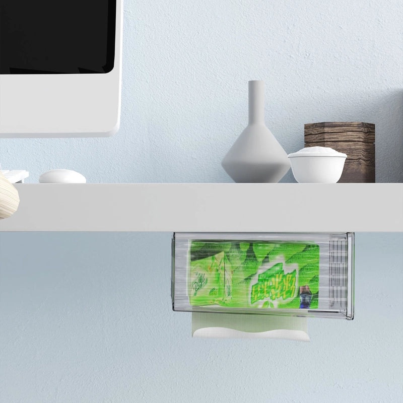 Wall-mounted Transparent Tissue Box for Bathroom Kitchen Toilet Storage | Home & Living Accessories