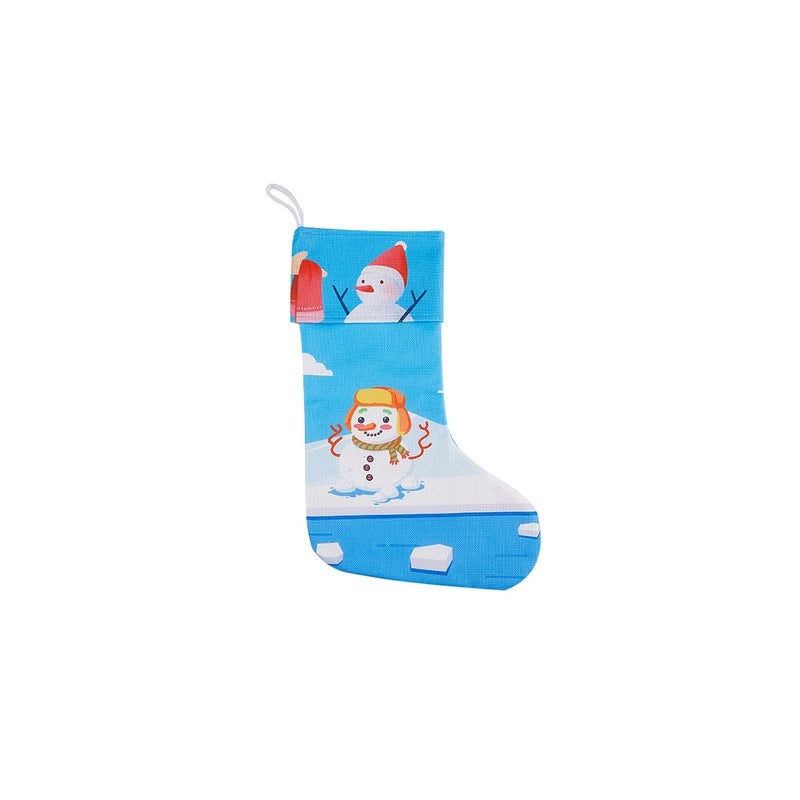 Christmas Holiday Socks 300g Cotton Linen Kids Gift Bags Festive Decorations | Holiday Accessories