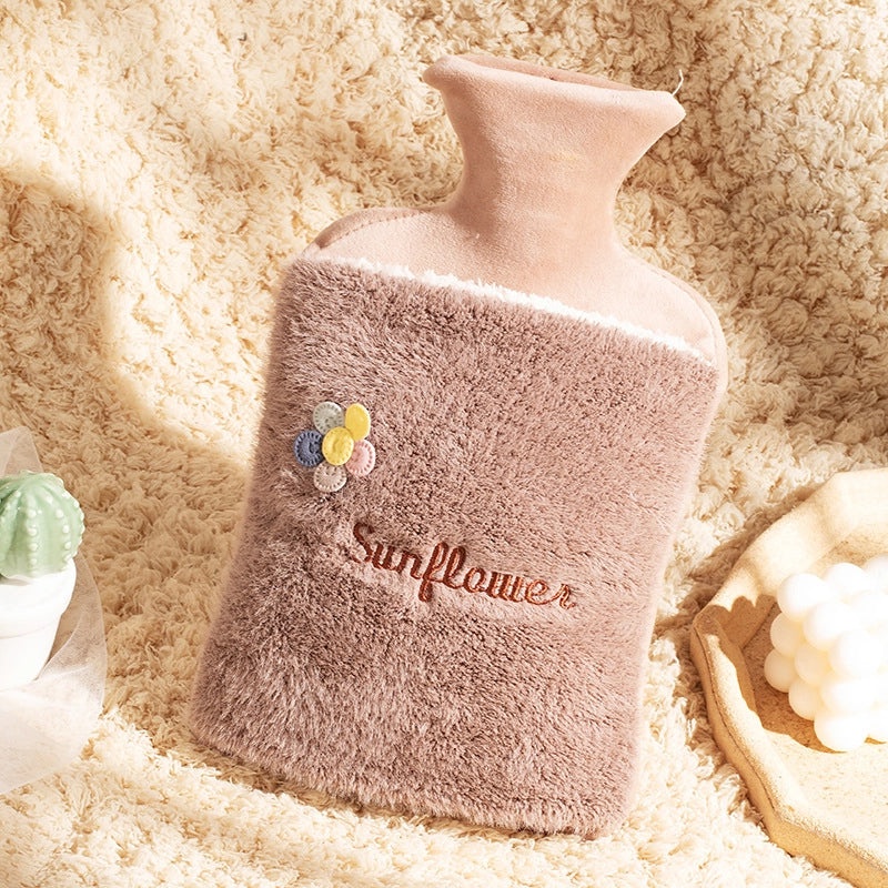 Cartoon Flower Pattern High Density PVC Hot Water Bag for Fans & Heating | Home & Living Accessories