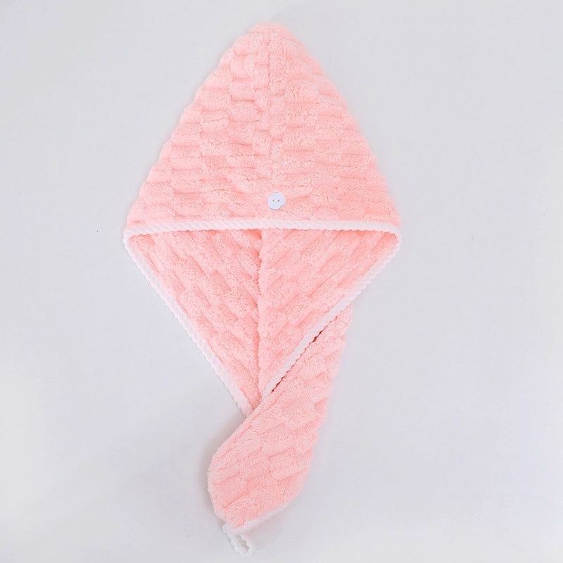 Quick-Dry Cloud Pattern Hair Drying Towel Hat Women's Wearable Thick Absorbent Bath Towel|Personal Care Accessories