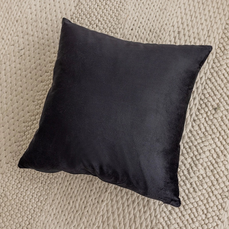Nordic Black Embroidered Pillow Case Sofa Nap Bed Backrest Cushion|Home Decor Pillows