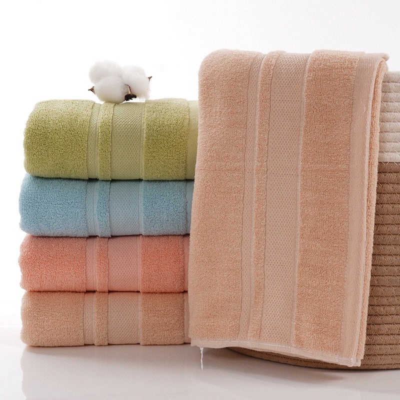 Absorbent Cotton Towel with Embroidered Logo for Household and Promotional Gifts|Home & Living - Towels & Linens