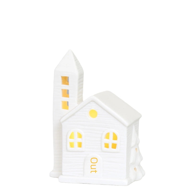 Creative Ceramic LED Night Light Small House Ambient Lamp Decorative Ornament|Home Decor Lighting