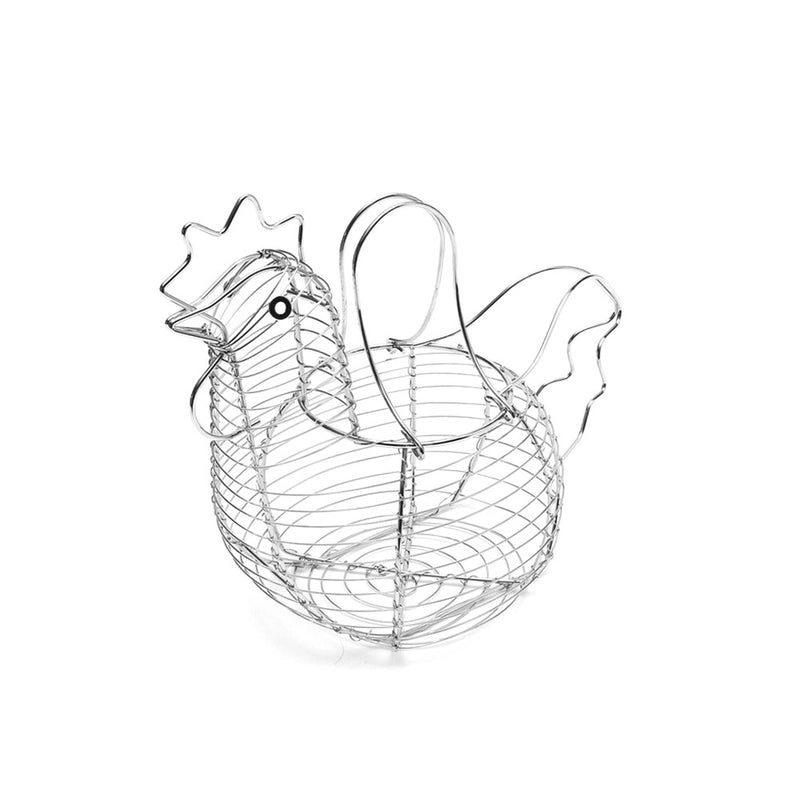 Wrought Iron Multi-Purpose Fruit & Egg Basket | Kitchen Storage & Decorative Baskets