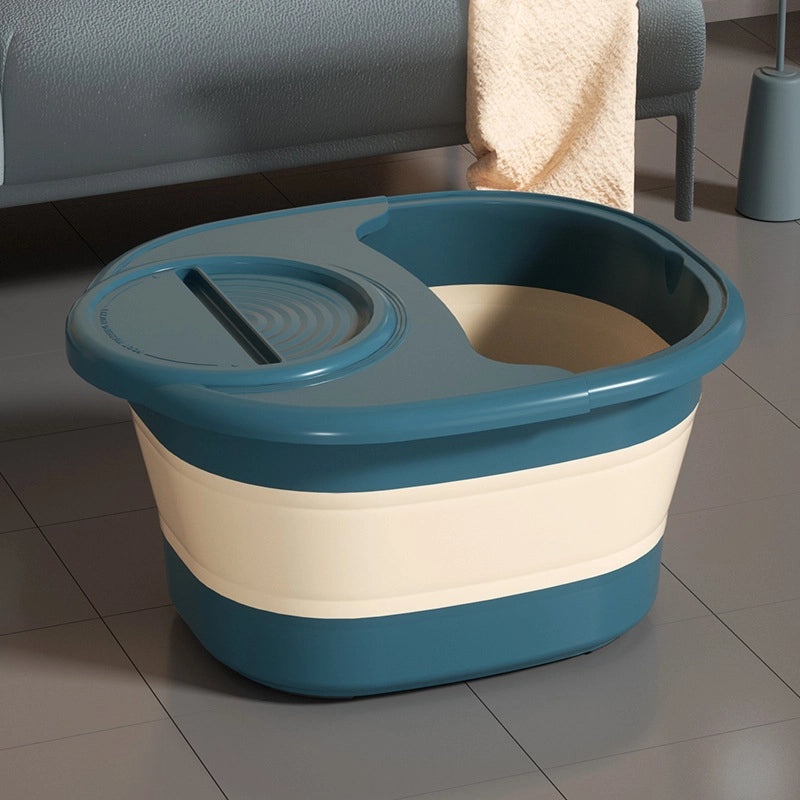 Foldable Silicone Foot Bath Bucket for Home Use | Foot Care & Massage Accessories