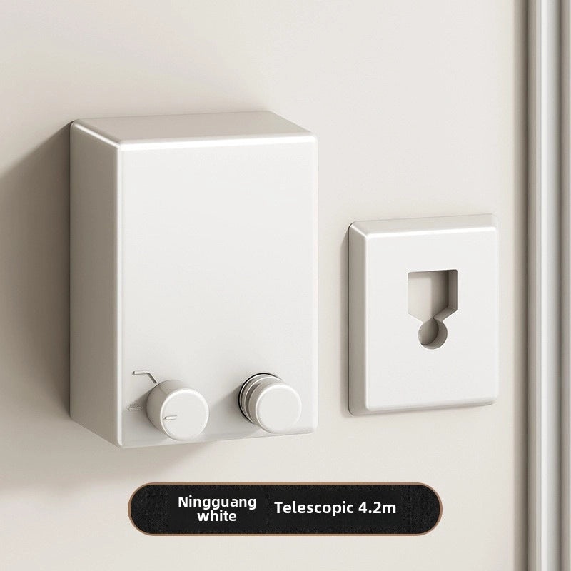 Retractable Indoor Invisible Clothesline Punch-Free Drying Rack for Balcony and Bathroom | Home & Garden Accessories