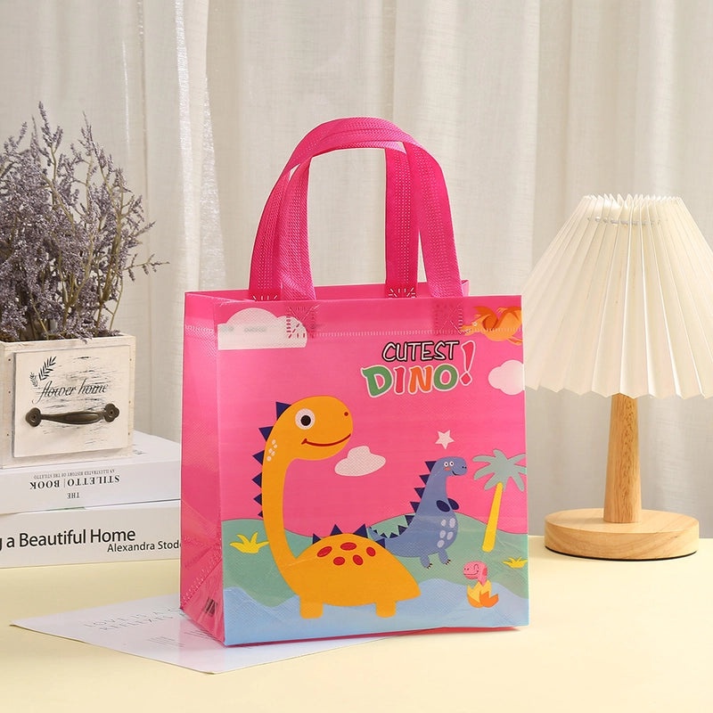 Cute Cartoon Pattern Nonwoven Casual Shopping Tote Bag|Casual Bags & Totes
