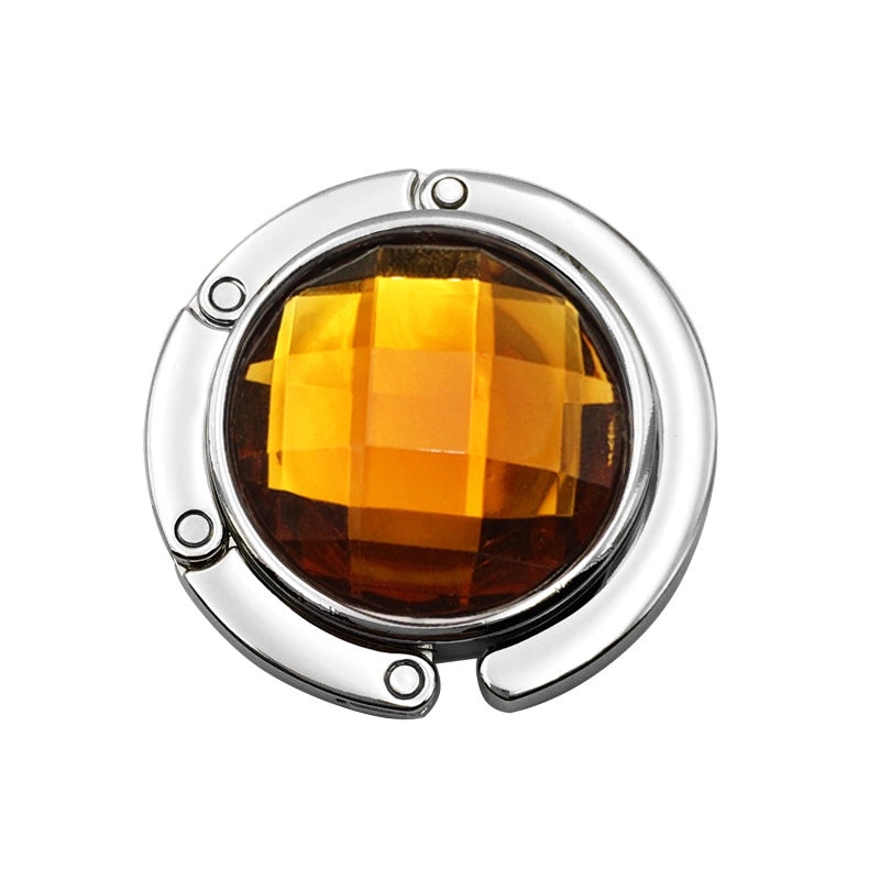 Acrylic Gem Hanging Bag Hook for Ladies - Multi-color Desktop & Fireplace Christmas Stocking Holder | Home & Kitchen Accessories