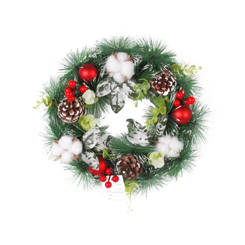 Minimalist Christmas Tree and Pine Cone Garland Decoration|Holiday Decorations