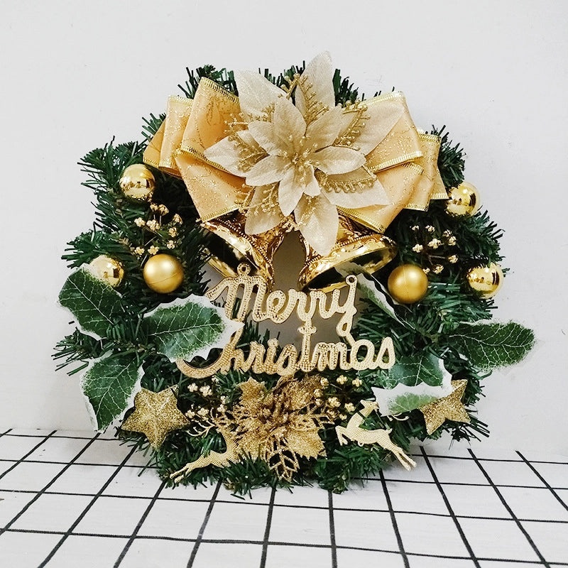 Festive 30cm Christmas Wreath with Bow and Pine Cones, Door Hanging Decoration|Christmas Decorations