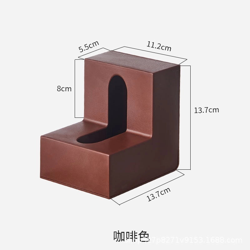 Simple Solid Color Plastic Tissue Box Holder | Home Decor