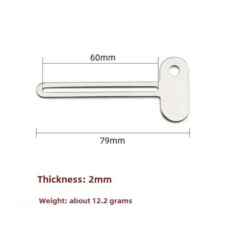 Toothpaste Squeezer Metal Clip Manual Rotation for Facial Cleanser Hand Cream Hair Dye Easy Dispensing|Personal Care Accessories