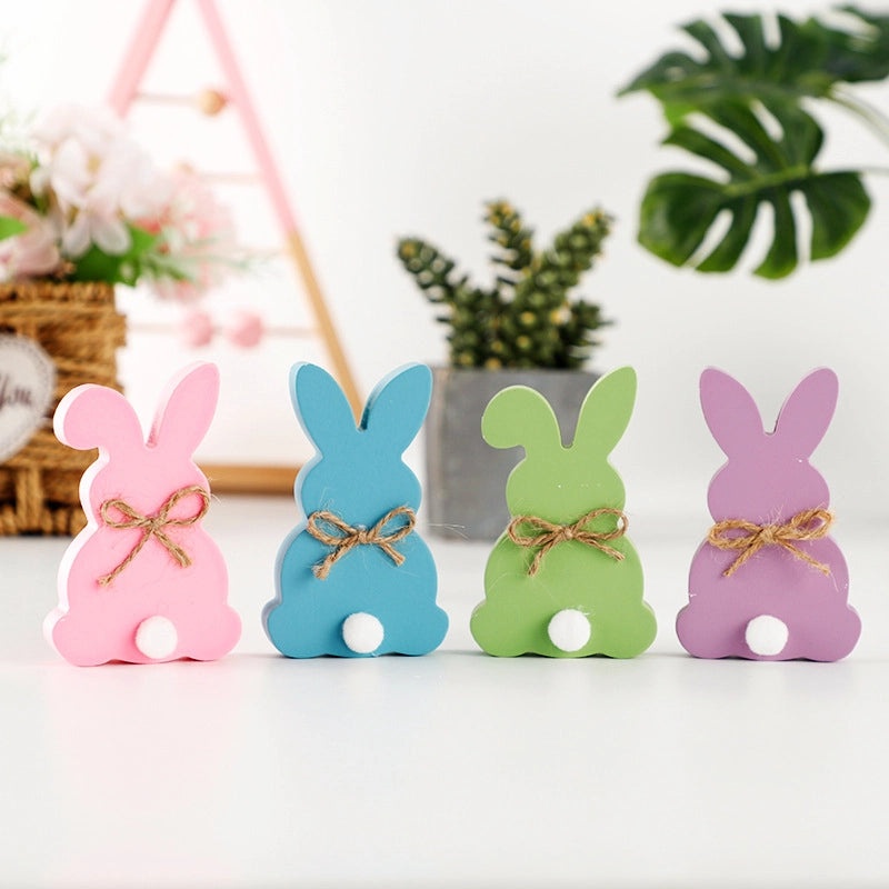 Easter Bunny Wooden Desktop Decor DIY Craft Kit | Home & Living > Seasonal Decorations