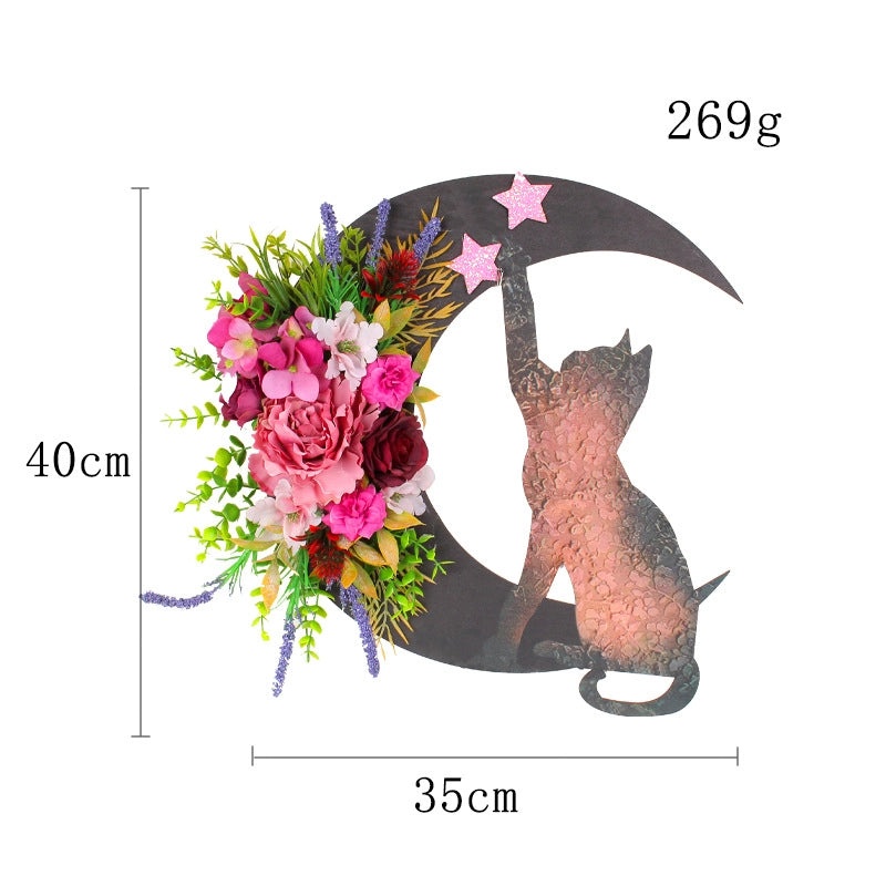 Halloween Animal Moon Flower Plastic Cloth Party Decoration Prop 1 Piece|Party Supplies