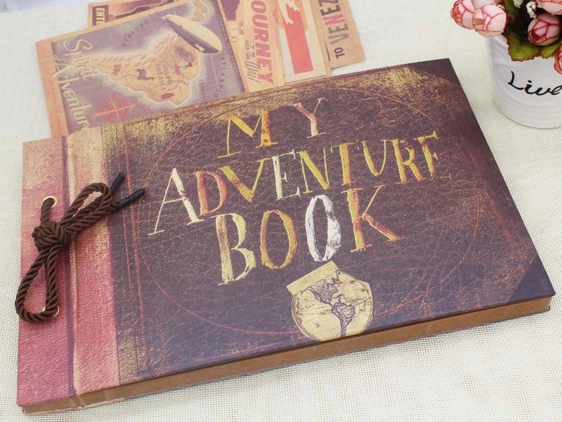 Retro Style Kraft Paper Letter Photo Album for Daily Use|Photo Albums & Scrapbooks