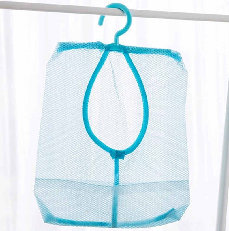 Portable Hanging Mesh Storage Bag for Clothes Kitchen Bathroom Organizer | Home Storage & Organization