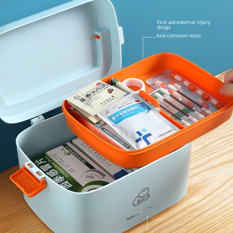 Portable Multifunctional First Aid Medicine Storage Box Emergency Medical Organizer|Medical Supplies