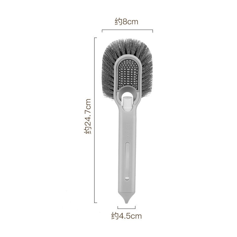 Preppy Casual Elegant Solid Color PET PP TPR Bath Brush|Home & Personal Care