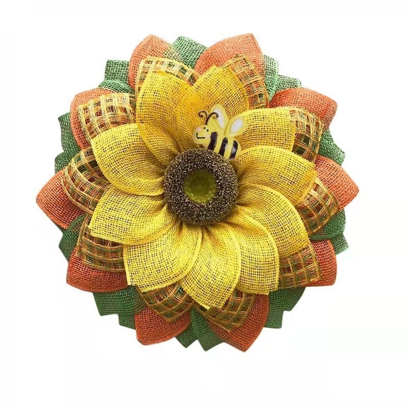 Bee Sunflower Garland for Festival Decoration Easter Party Props|Home & Garden Decorations