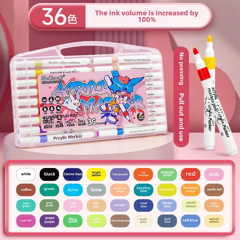 48 Colors Double Tip Alcohol Markers Set for Art Students | Art Supplies