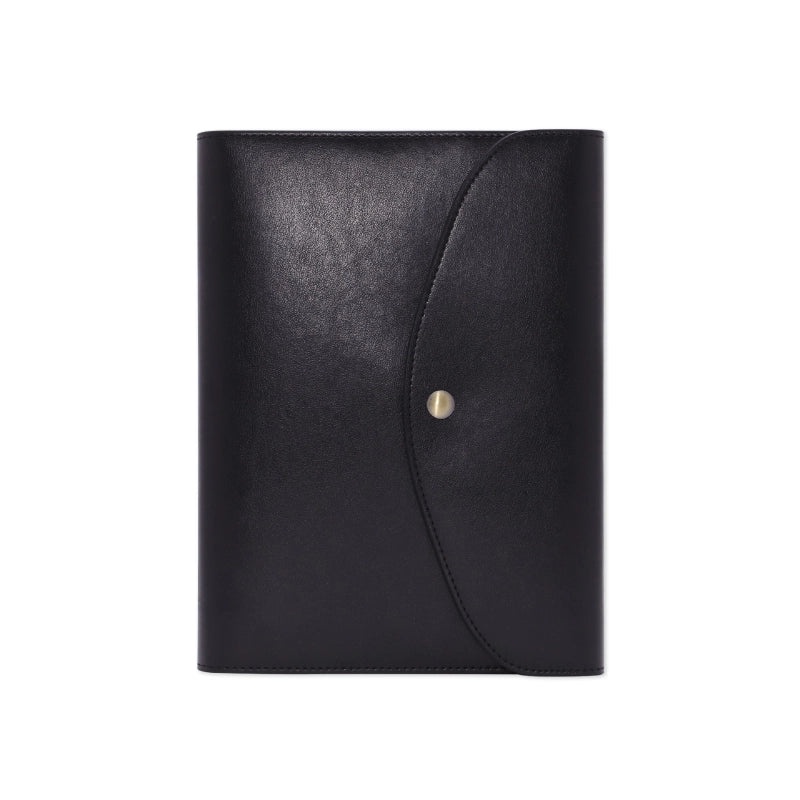 Solid Color PU Leather Business Notebook for Back to School | Stationery & Office Supplies