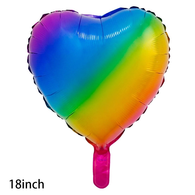 Classic Letter Heart Shape Aluminum Foil Balloons for Birthday Party Festival Decoration|Party Supplies Balloons