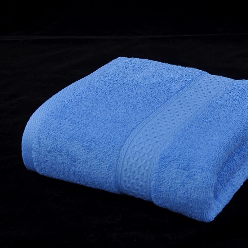 Plain Cotton Bath Towel Soft Absorbent Household Bath Towel 11 Colors Available|Home Textiles & Towels
