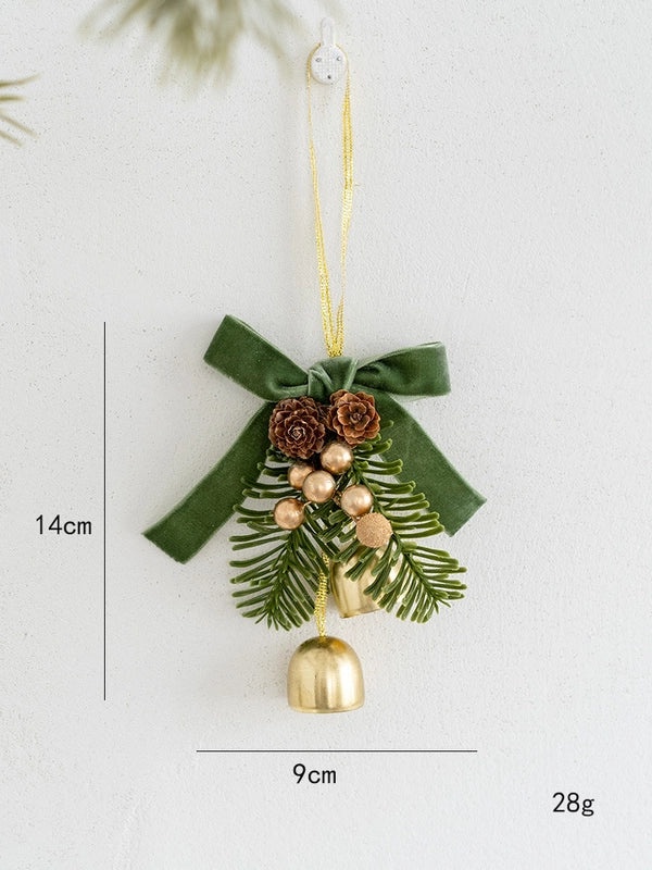 Korean Style Christmas Bell Hanging Ornaments Iron Holiday Party Home Decorations|Home Decor Ornaments