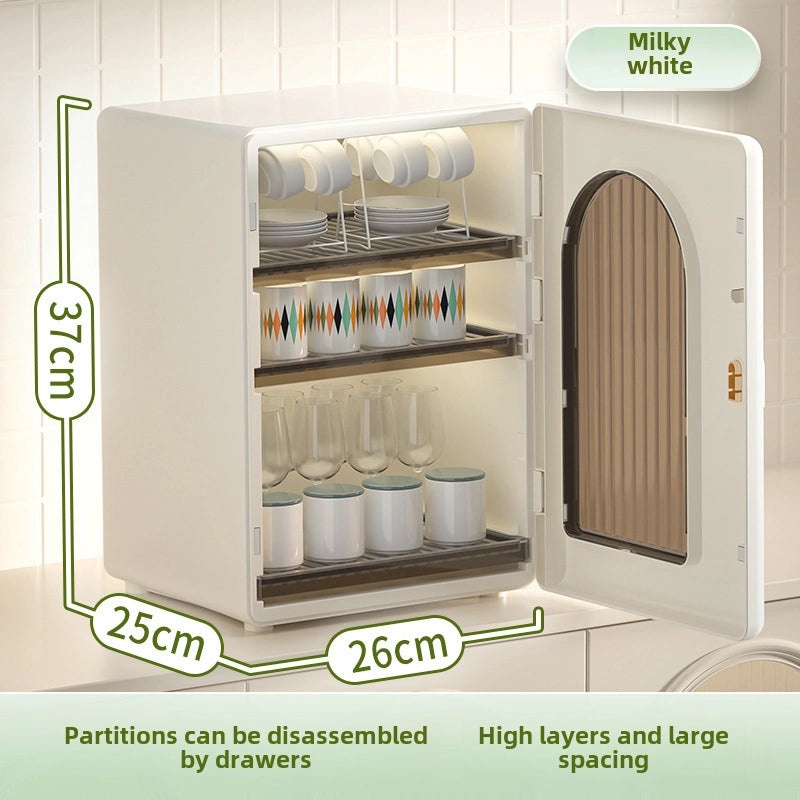 Light Luxury Plastic Cup and Wine Glass Storage Rack for Desktop Household | Home & Kitchen Storage