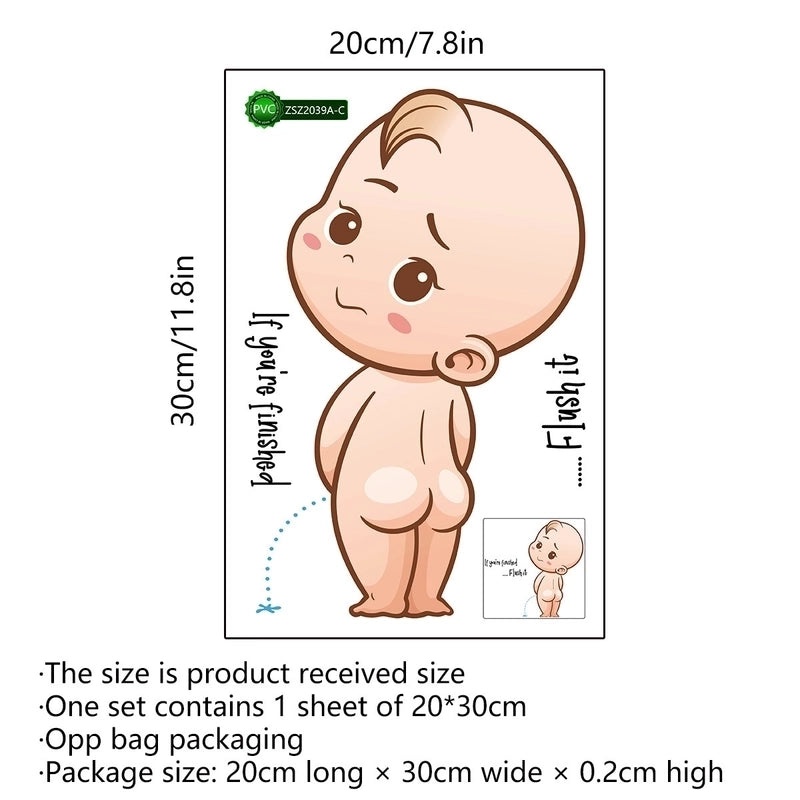 Vacation Cartoon PVC Wall Decal for Home Decor|Home Decor