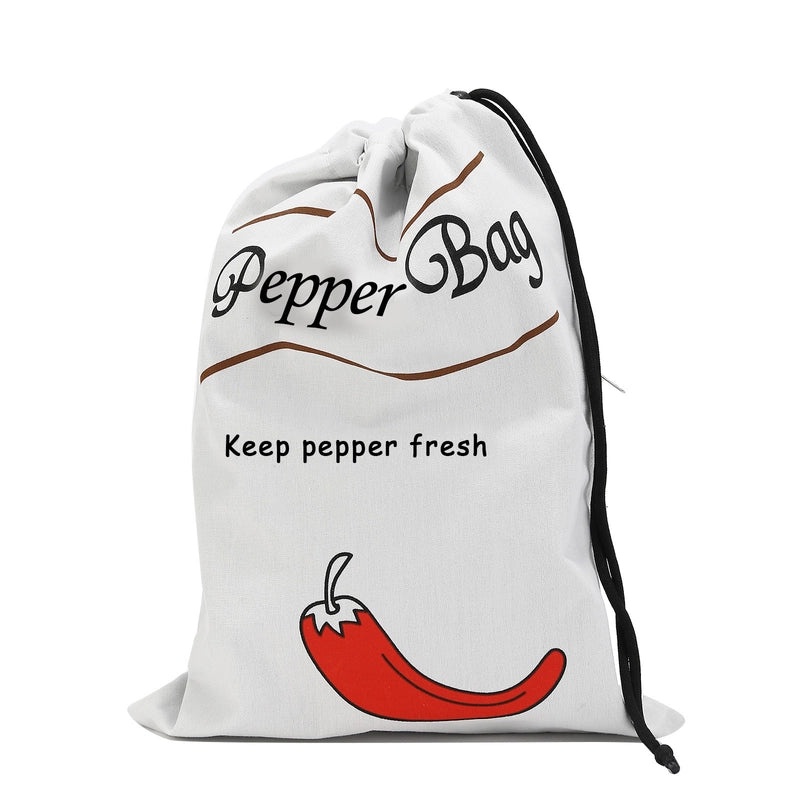 Chili Pepper Letter Pattern Nonwoven Storage Pouch|Home Storage & Organization