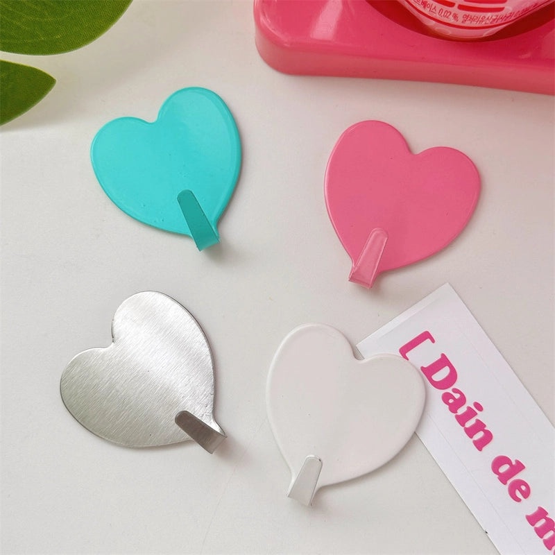 Minimalist Pink Heart Hook | Home Decor Hooks