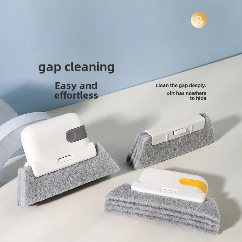 Two-in-One Removable Window Groove Cleaning Brush for Door, Window, and Glass Dead Angle Cleaning|Home Cleaning Tools