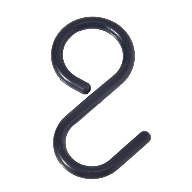 Japanese S-shaped Soft Head Hook for Kitchen Bathroom Wardrobe Door Hanging Anti-drop Crossbar Key Holder|Home Storage & Organization